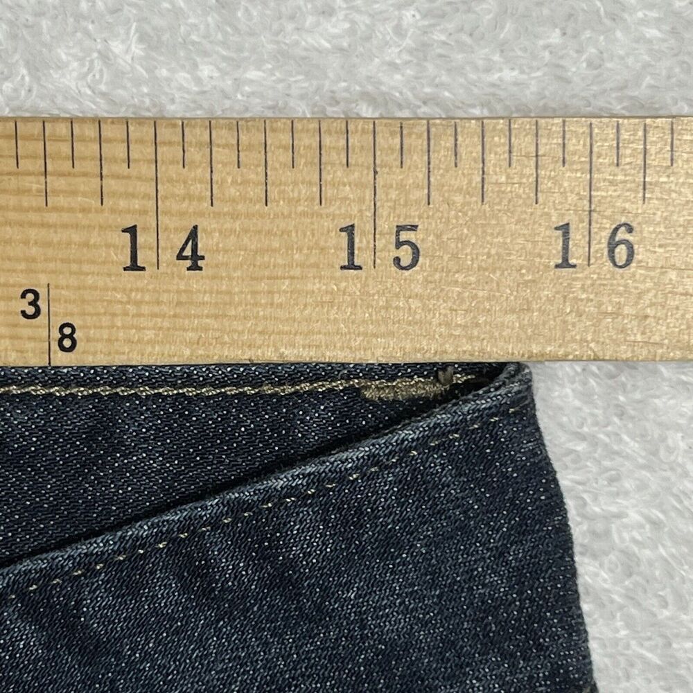 Calvin Klein Lean Boot Jeans Women's 31.5 TAG 29/8 Blue Denim Dark Wash - Picture 6 of 17